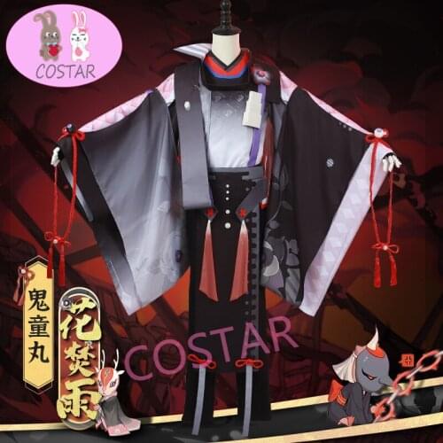 Anime! Onmyoji Kidoumaru HuaFanYu Skin Game Suit Gorgeous Kimono Uniform Cosplay Costume Halloween Party Outfit For Men 2021 NEW
