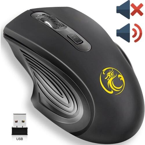 Wireless Computer Mouse USB 2.4 Ghz 2000 DPI Ergonomic Mouse Power Saving Gaming Mause Optical PC Mice For Laptop PC