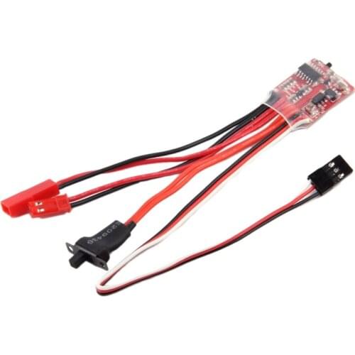 FBIL-RC ESC 20A Brushed Motor Speed Controller 1/16 1/18 for Climbing RC Car Ship Tank Mini 4Wd WPL Car