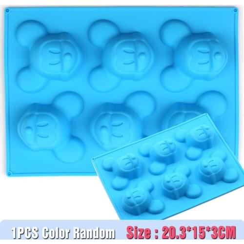 Cake molds Mickey Shape Silicone molds cake decorating tools chocolate moulds wedding decoration mould Cartoon Molds