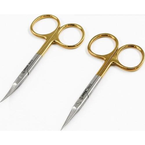 Eye scissors, stitches, cut corners of the eyes, scissors, stainless steel nose shaping, 45 degree wow beak scissors, bevel scis
