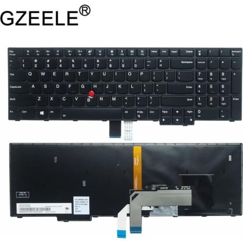 GZEELE New For IBM for Lenovo for ThinkPad S5 2nd Gen S5-2ND Generation E560P Type 20JA PK131X51B00 US Backlit Keyboard