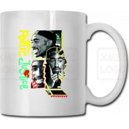 Tupac Shakur 2Pac Poetic Justice Rap Hip Hop Music Mens Mug Cup Size S 4Xl G284 Women Men