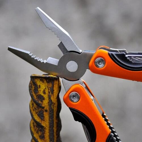 Camping Hardness Multifunction Tool Pliers Cable Wire Cutter Multifunction Tool Outdoor Camping Folding Blade Knife EDC