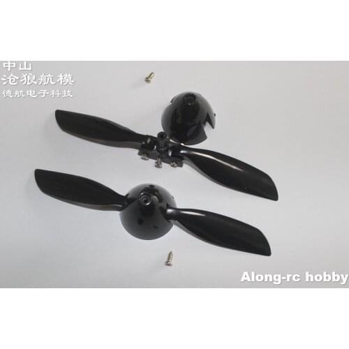 RC Airplane Model Spare Part 2PCS EP5.2*4 5.2 inch Folder Propeller for HOOKLL U-GLIDER Wingspan 1500mm RC Glider Part