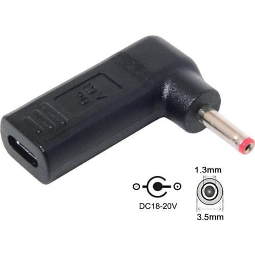 Type C USB 3.1 USB-C DC 19V 3.5*1.3mm 1.35mm Adapter PD Emulator Trigger Converter for View Sonic M1