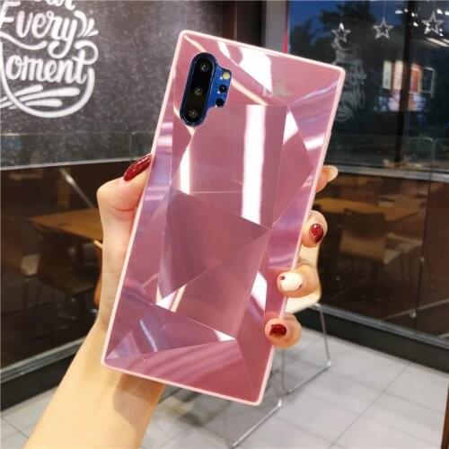 3D Prism Mirror Phone Case For Samsung Galaxy S21 S20 FE Note 20 Ultra 10 S10 Plus A52 A72 A32 A42 A12 A51 A71 Back Cover