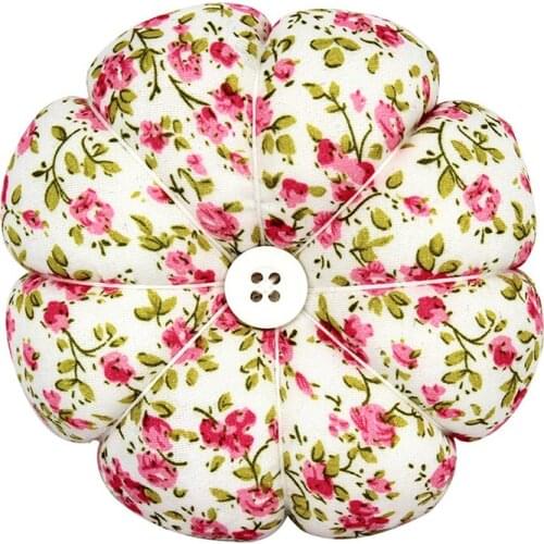 Cross Stitch Kit Sewing Needle Insert Flowers Wrist European Pumpkin Needle Insert Cross Stitch Kit Hand Tool Sewing Supplies