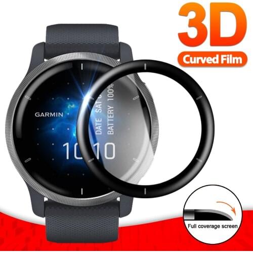 3D Soft Fibre Glass Protective Film Cover For Garmin Venu 2 Full Screen Protector Case for Venu 2S Smart Watch Accessories