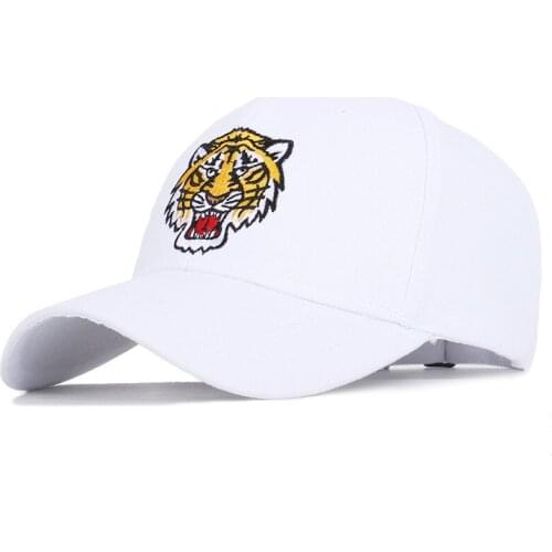 Baseball Cap Men Women Dad Hat Tiger Animal Curved Bill Hip Hop Summer Autumn Adjustable Outdoor Accessory