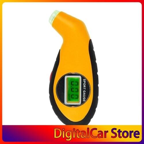 Diagnostic Tools tire pressure gauge Meter Manometer Barometers Tester Digital LCD Tyre Air For Auto Car Motorcycle Wheel New
