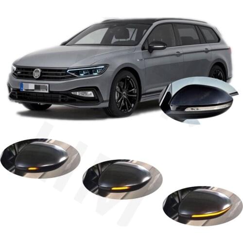 Dynamic LED Indicator Side Mirror Turn Light Signal for VW Volkswagen Passat B8 3G2 Alltrack Variant 3G5 Arteon 3H7 Car Tunning
