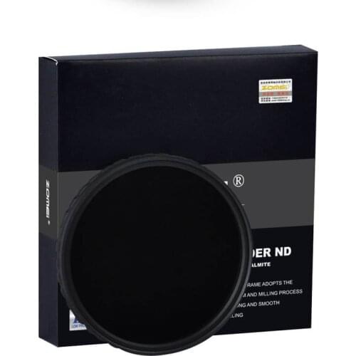 Zomei 82mm Ultra Slim HD 18 Layer ND2-400 Multi-Coated Neutral Density Fader Variable ND Filter for Canon Nikon Sony Pentax lens