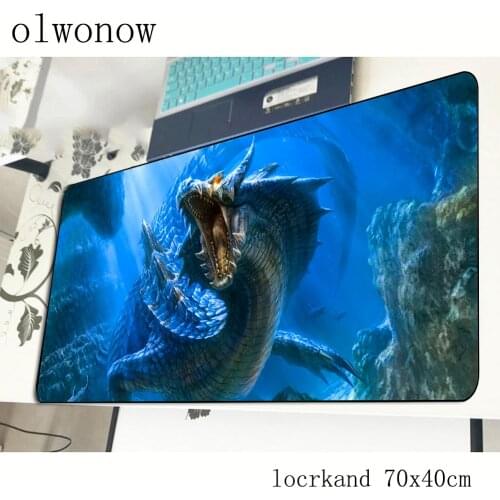 Monster Hunter mouse pad 70x40cm Adorable mousepads best gaming mousepad gamer cool new personalized mouse pads keyboard pc pad