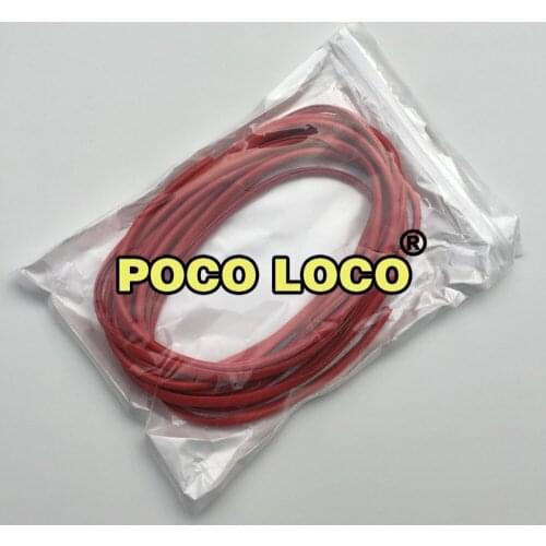 5M Red Car Door Scratch Protector Strip Car Door Edge Protection Anti-scratch Rubber Strip Cover