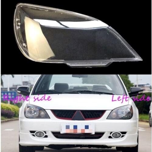 Car Headlight Lens For Mitsubishi Lancer 2007 2008 2009 20102 2011 Headlamp Cover Car Replacement Front Auto Shell Cover