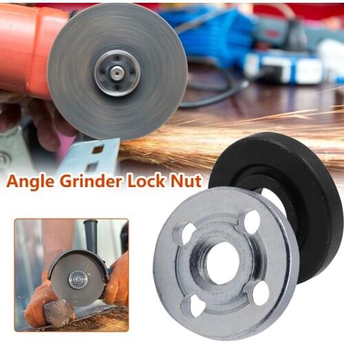 M10 Angle Grinder Flange Nut Kit Locking Power Tool Accessories Internal and External Metal Locking Angle Grinder Tool Parts