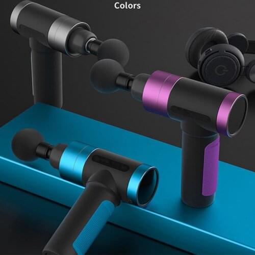 Massage Gun Touch Screen Button USB Charging LCD Screen 5 Files 7200 RPM 6000mAh Muscle Exercising Slimming Shaping Pain Relief