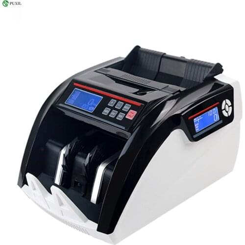 Multi Currency Fake Note Detection Compatible Bill Counter Machine Cash Money Counting Machine Suitable for EURO DOLLAR 5800D