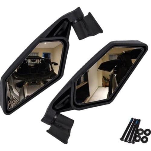 Motorcycle UTV Side Mirror Rearview Mirror for Bombardier Can Am Maverick X3 2017 2018 2019