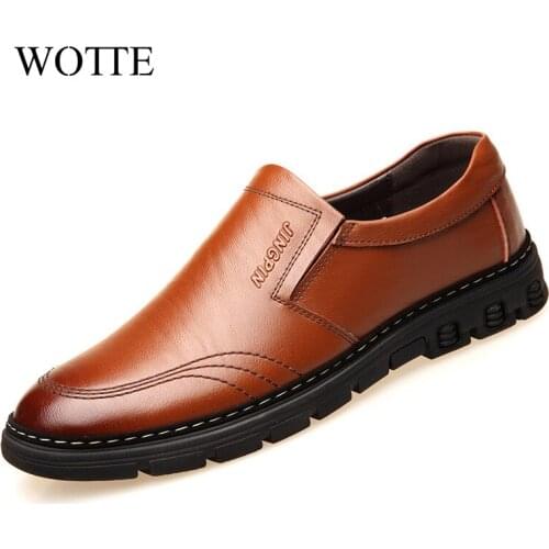 PU Leather Men Casual Shoes Slip On Male Loafers Driving Moccasins Homme Fashion Dress Wedding Footwear Italian Breathable