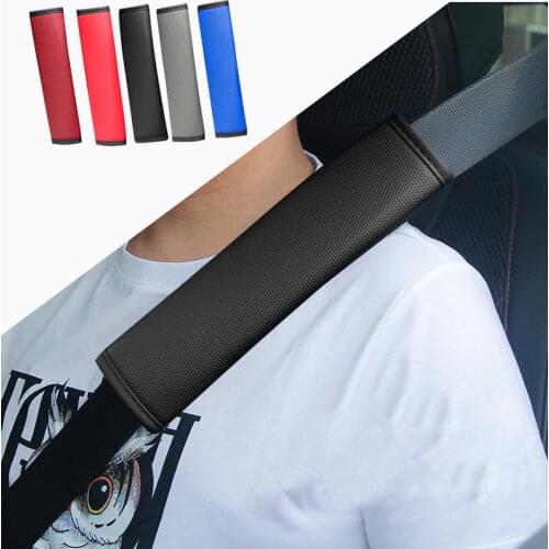 Car Seat Belt Shoulder Protector, Soft and Comfortable Skin-feeling Fine Pore Car Seat Belt Shoulder Protector Cover Safety Belt