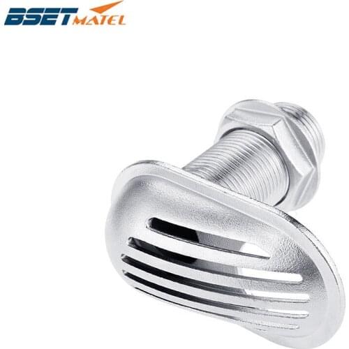 Stainless Steel 316 Boat Intake Strainer Thread Thru-Hull Pump Hose Fitting Water Outlet Hose Pipe Marine Hardware Accessories