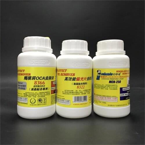 Mechanic 8322 8366 Touch Screen OCA remover Polarizer uv glue Removing Liquids Samsung Mac Repair Solution Glue Cleaning Fluid
