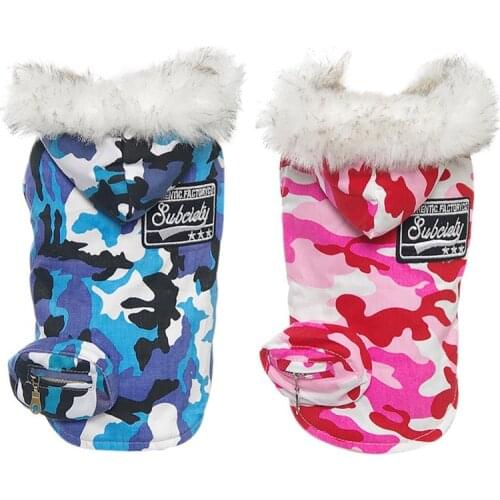 Pet Clothes Puppy Outfit Vest Dog Clothes Winter Windproof Pets Dog Jacket Coat Puppy Warm Hoodie Coat Jackets Chihuahua Clothes