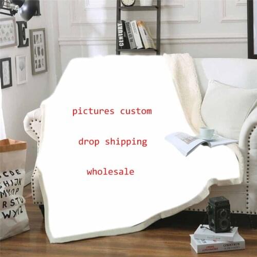 Professional Customize Plush Blanket Throw for Sofa Bed Cover Single Twin Bedding Baby Boys Girls Children Gift