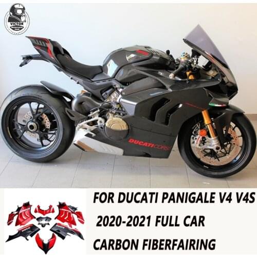 Suitable For Ducati Panigale V4 v4s 2020-2021 Motorcycle Carbon Fiber Fairing ABS Fairing Kit New Customizable Color