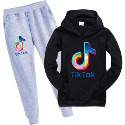 Casual Kids Clothes 2 Piece Set Spring Autumn Letter Printing Hoodie + Pants Clothing Boys Tracksuit Children Clothes 3-16year