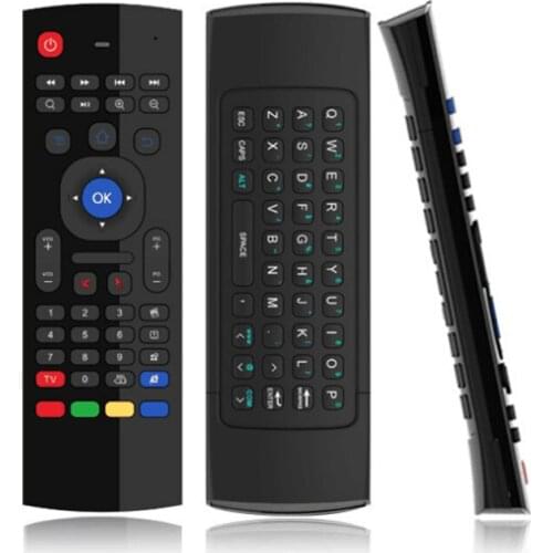1PCS MX3 Backlit Air Mouse Smart Voice Remote Control 2.4G RF Wireless Keyboard For X96 mini KM9 A95X H96 MAX Android TV Box