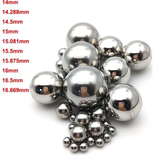 5pcs 14/14.288/14.5/15/15.081/15.5/15.875/16/16.5/16.669mm High Precision Bearing Balls GCR15 Bearing Steel Smooth Solid Ball