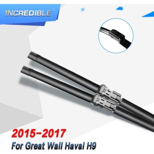 INCREDIBLE Wiper Blades for Great Wall Haval H9 ( Hover H9 ) Fit Push Button Arms 2015 2016 2017