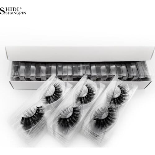 SHIDISHANGPIN 30 pairs eyelashes natural long 3d mink lashes wholesale false eyelashes makeup mink eyelashes eyelash extensions