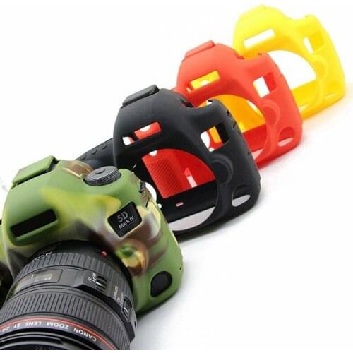 Silicone Camera Body Soft Protector Cover Case Skin Armor For Canon 5DIV 5DMarkIV