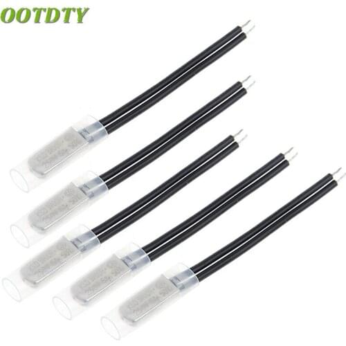 OOTDTY 5/10Pcs 250V 5A KSD9700 Degrees Celsius Thermostat Control Temperature Switch