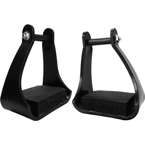 1 Pair Horse Riding Stirrups Tread Saddle-Mounted Safety Tapered Equipment Saddle Horse Stirrup Equestrian Supplies