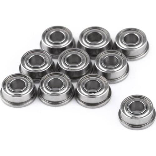 10pcs/Lot Flanged Bearings F684ZZ Double-shielded Flanged Bearings Miniature Ball Bearings 4x9x4mm cuscinetto flangiato