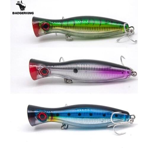 12cm 43g Popper fishing lure top water poper hardbait carretilha for sea fishing pink blue green orange colors artificial biat