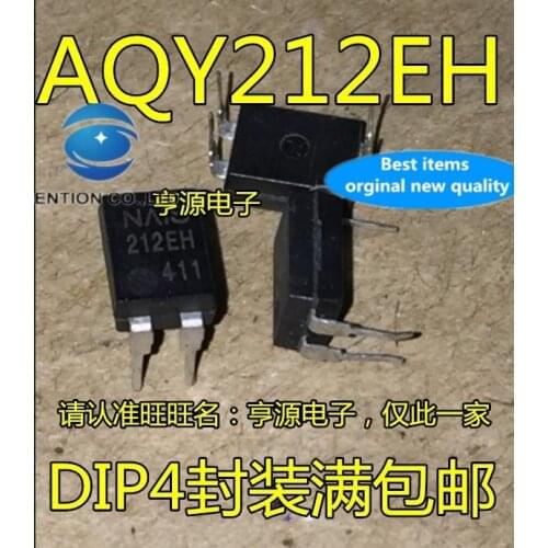 20 PCS 100% new and orginal real photo AQY212EH 212 eh decoupling solid state relay/DIP spot can be light