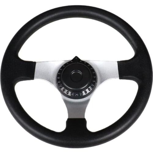 300MM 150CC 250CC Go Kart Buggy Quad Steering Wheel For Hammerhead Kandi JCL Parts