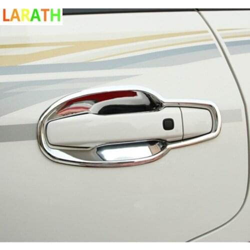 For Toyota Land Cruiser LC200 2016 ABS Chrome Door Handle Bowl Covers Trim 8pcs