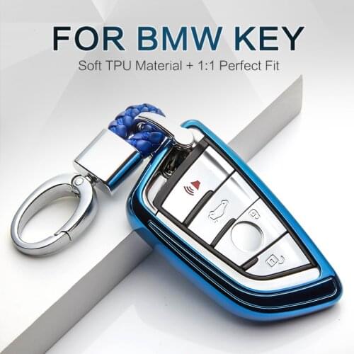 New TPU Car Key Case Cover For Bmw X5 F15 E53 E70 X1 F48 X3 F25 E83 X4 G30 X6 F16 F10 F31 F30 E30 1 3 Key Ring Shell Accessories