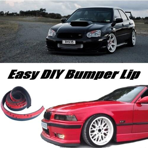 Bumper Lip Deflector Lips For Subaru Impreza WRX STi XV Front Spoiler Skirt For Car Tuning / Body Kit / Strip