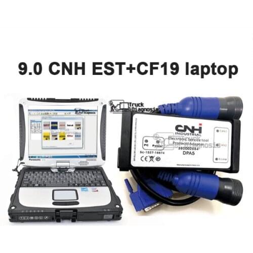CF19 laptop+ CNH Est New Holland diagnostic scanner tool support New Holland&CASE Agriculture tractor STRYR diagnostic kit