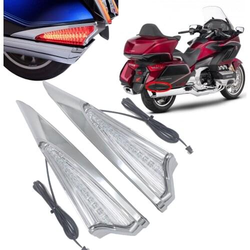 For HONDA Goldwing GL1800 GL1800 F6B 2018-2020 Motorbike Saddlebag Accent Swoop LED Light Turn Signal Case Kit