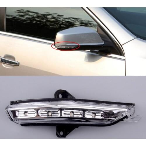 Exterior Car Right LED Rearview Side Mirror Turn Signal Lamp Light ABS Fit For Chevrolet Malibu 2013 2014 2015
