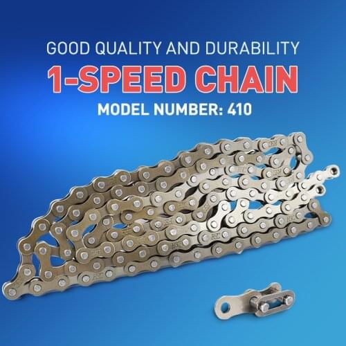 FSC Single Speed Bicycle Chain Adjustable Cycling Bike Chain for 1 Speed Velocidade 114L BMX Fixie MTB Bike Bicycle Accessories